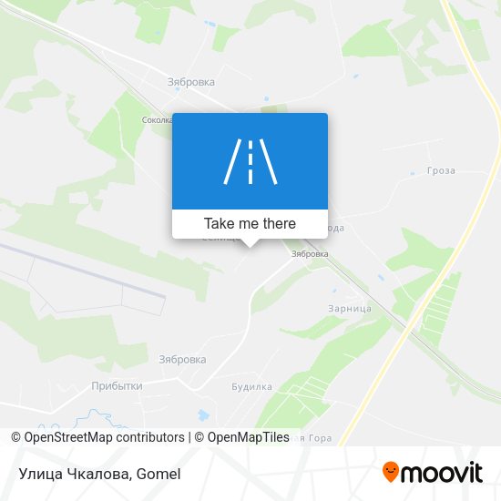 Улица Чкалова map