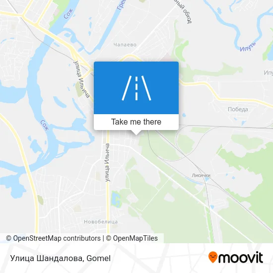 Улица Шандалова map