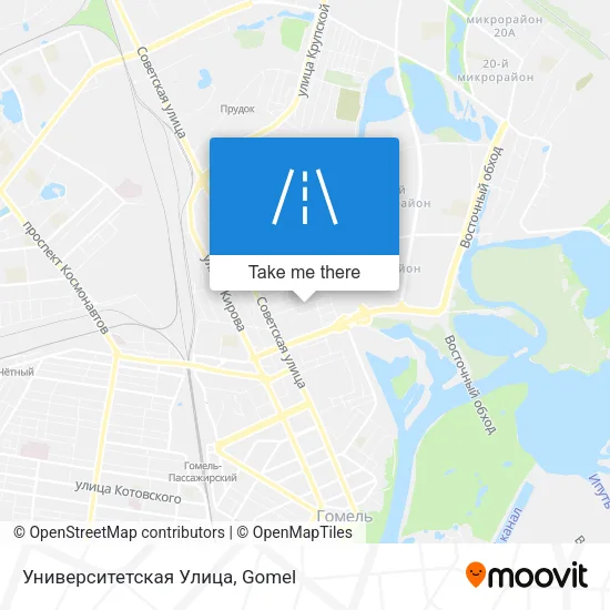 Университетская Улица map