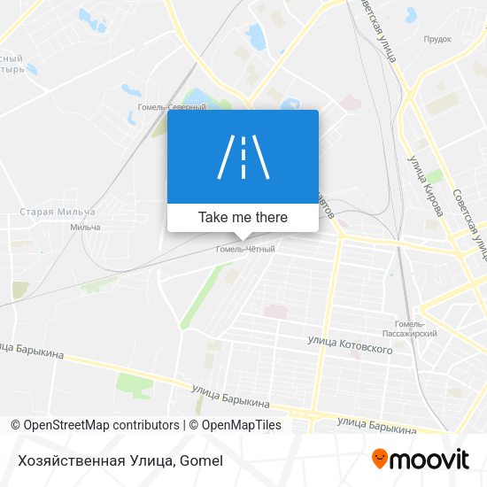 Хозяйственная Улица map