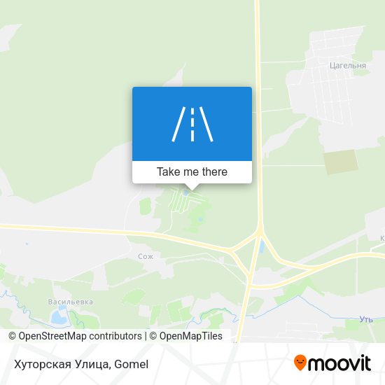 Хуторская Улица map