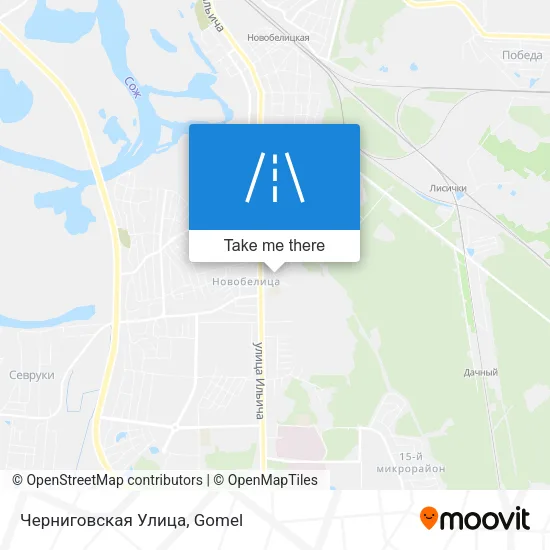 Черниговская Улица map