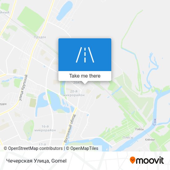 Чечерская Улица map