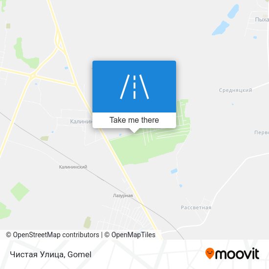 Чистая Улица map
