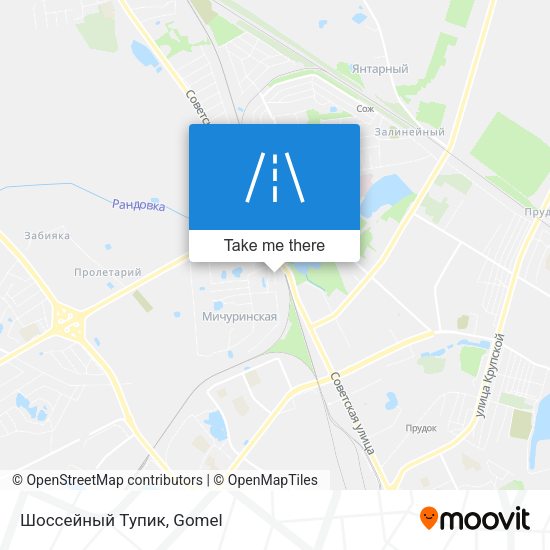 Шоссейный Тупик map