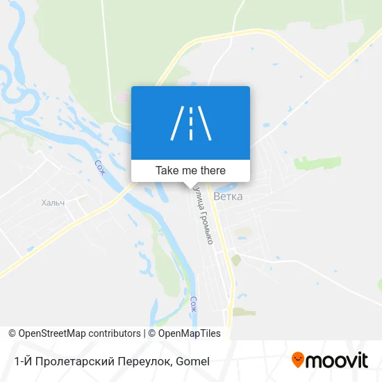 1-Й Пролетарский Переулок map