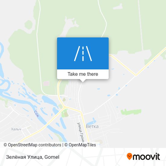 Зелёная Улица map