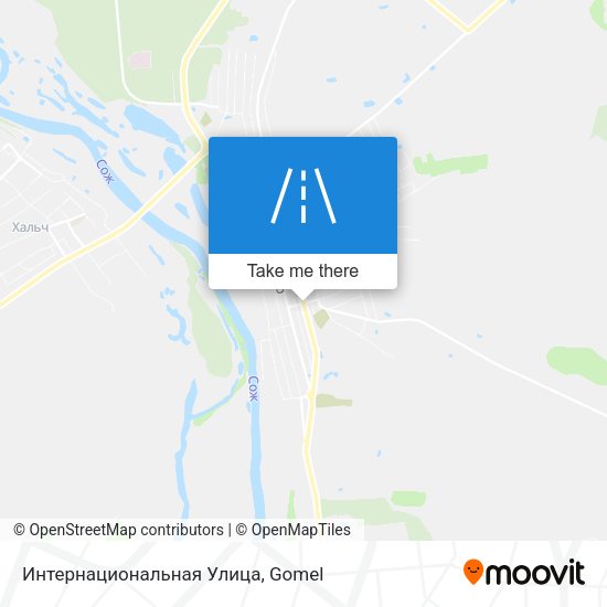 Интернациональная Улица map