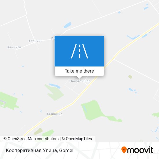Кооперативная Улица map