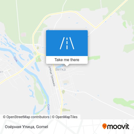 Озёрная Улица map