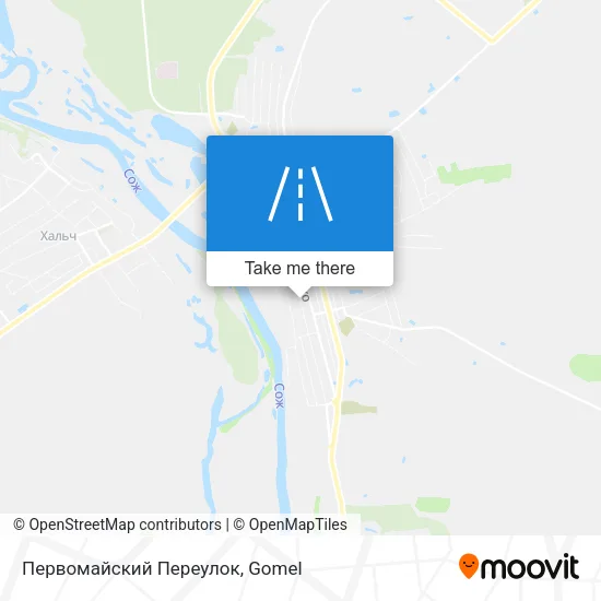 Первомайский Переулок map