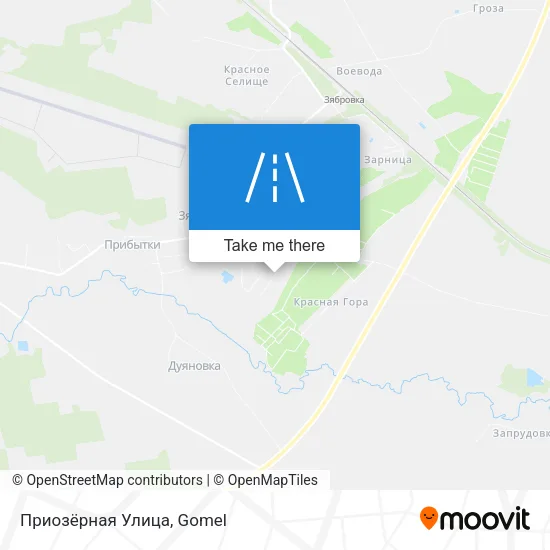 Приозёрная Улица map