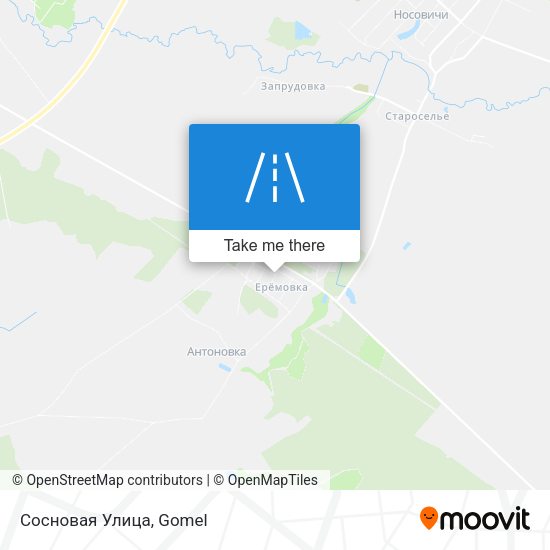 Сосновая Улица map