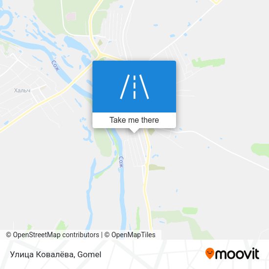Улица Ковалёва map