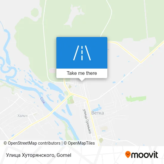 Улица Хуторянского map