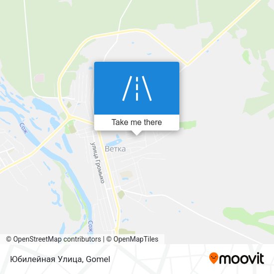 Юбилейная Улица map