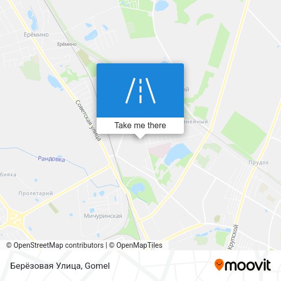 Берёзовая Улица map