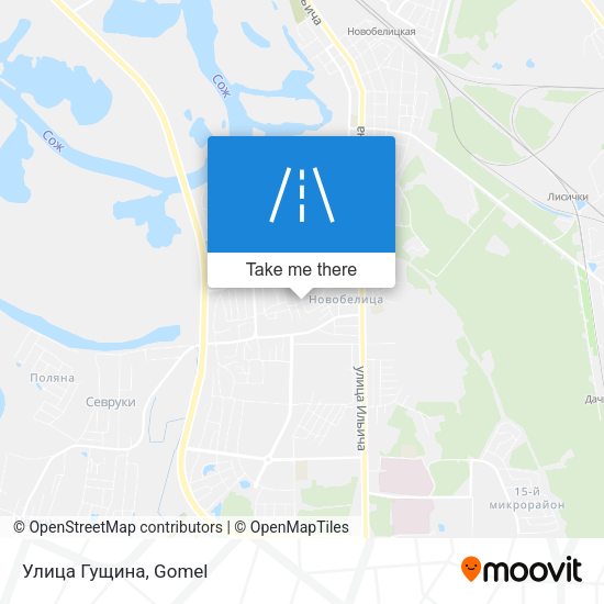 Улица Гущина map