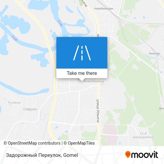 Задорожный Переулок map