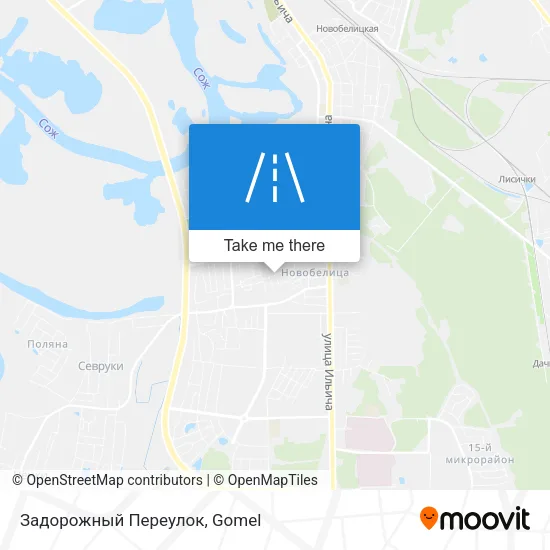 Задорожный Переулок map