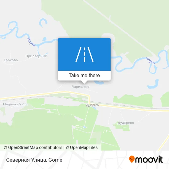 Северная Улица map