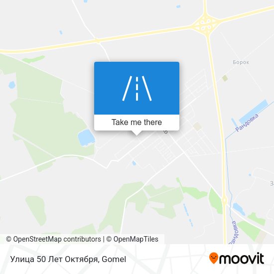 Улица 50 Лет Октября map