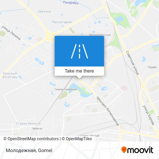 Молодежная map