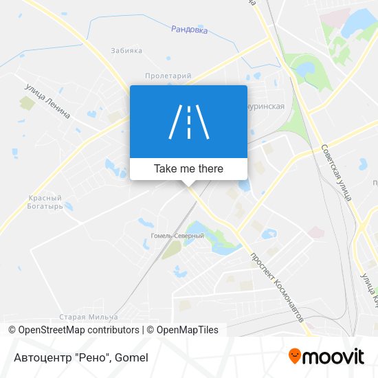 Автоцентр "Рено" map