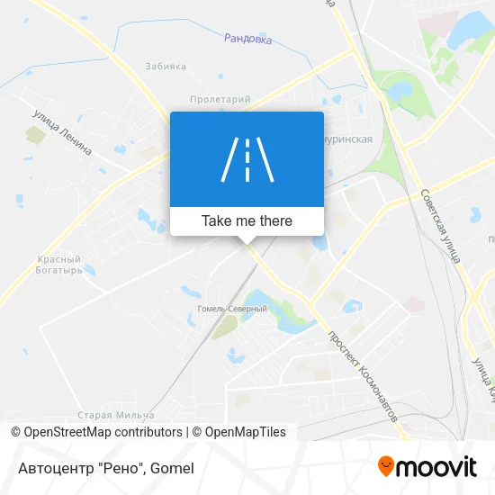 Автоцентр "Рено" map