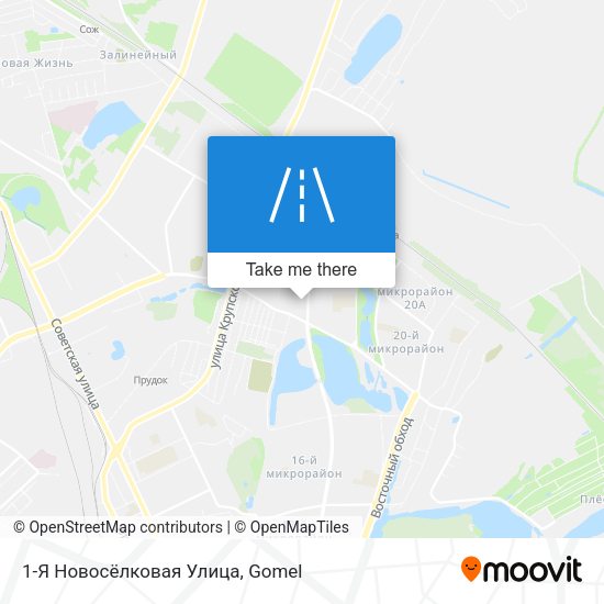 1-Я Новосёлковая Улица map