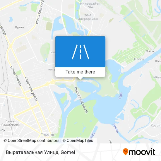 Выратавальная Улица map