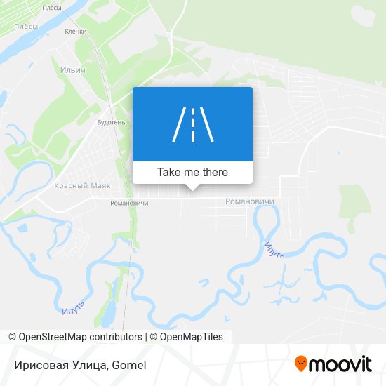 Ирисовая Улица map