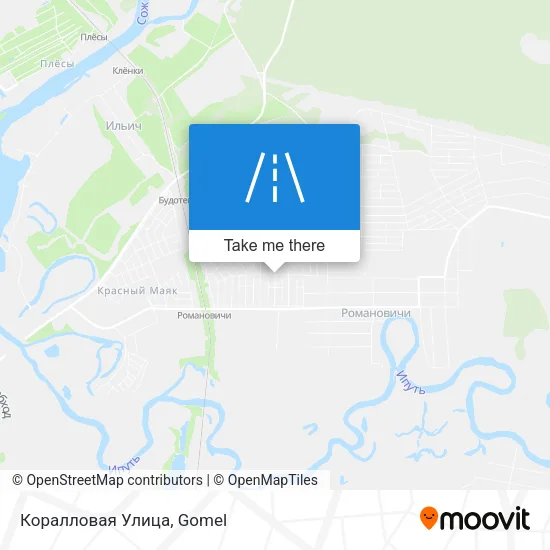 Коралловая Улица map