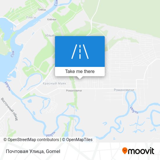 Почтовая Улица map