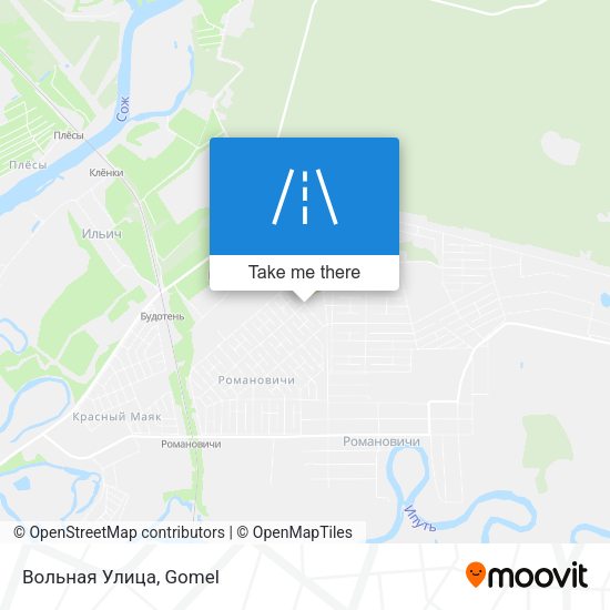 Вольная Улица map