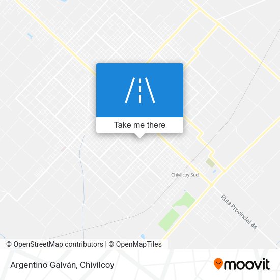 Mapa de Argentino Galván