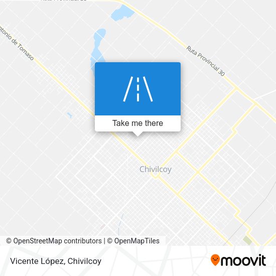 Mapa de Vicente López
