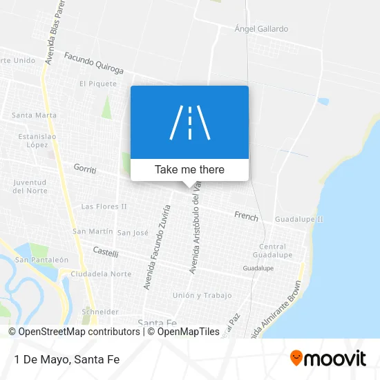 1 De Mayo map