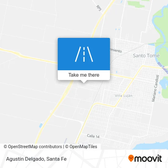 Agustin Delgado map