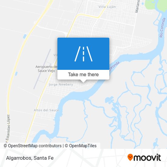Mapa de Algarrobos