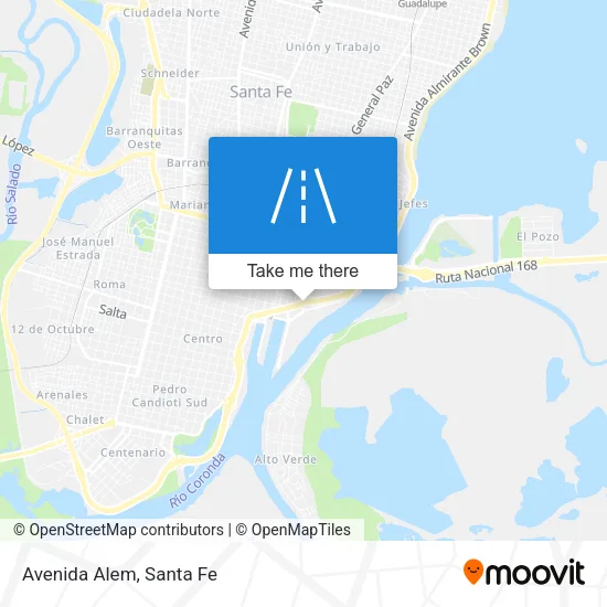 Avenida Alem map