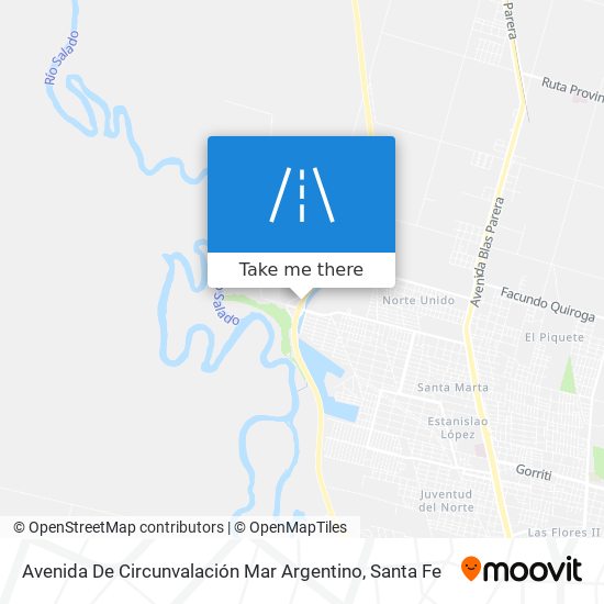 Avenida De Circunvalación Mar Argentino map