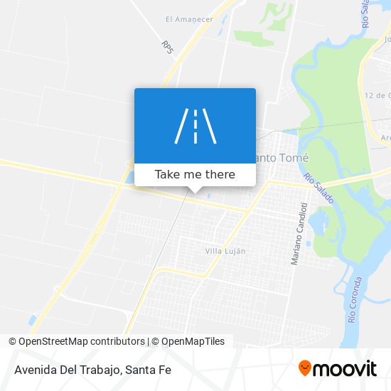 Avenida Del Trabajo map