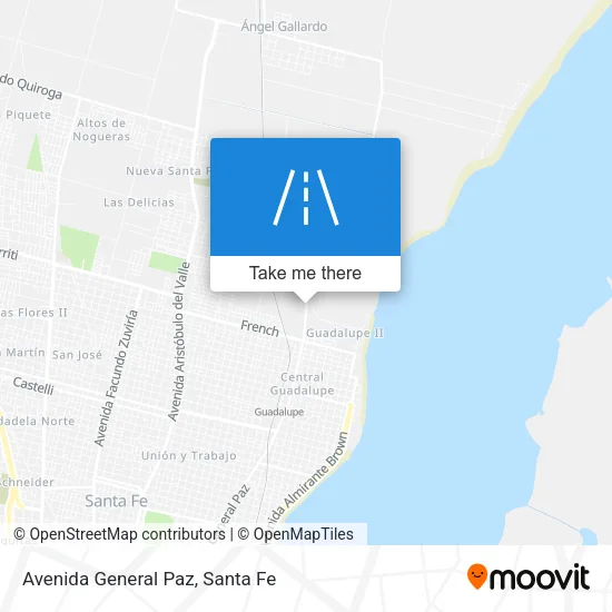 Avenida General Paz map