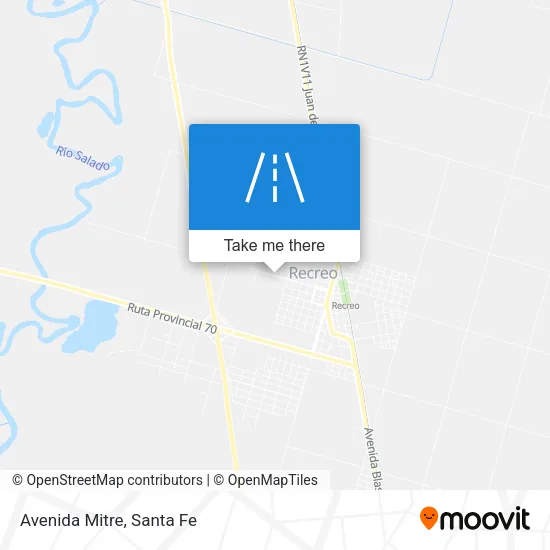 Avenida Mitre map