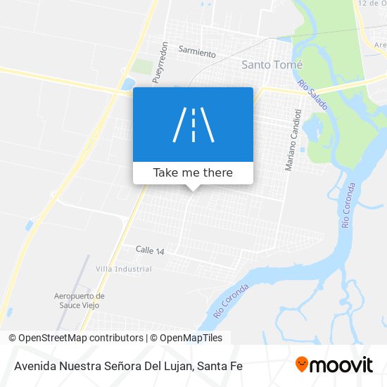 Avenida Nuestra Señora Del Lujan map