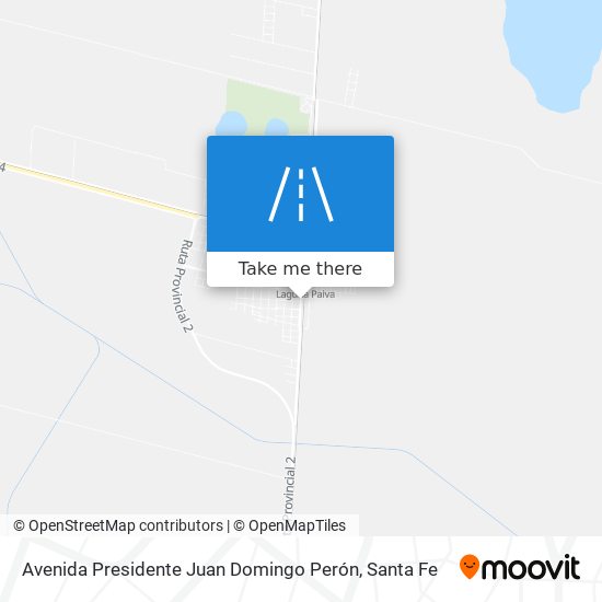 Mapa de Avenida Presidente Juan Domingo Perón