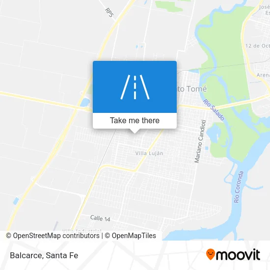 Balcarce map