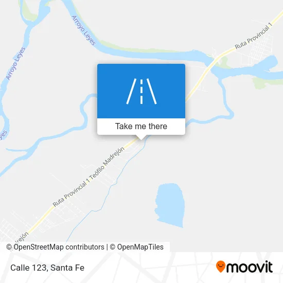 Calle 123 map
