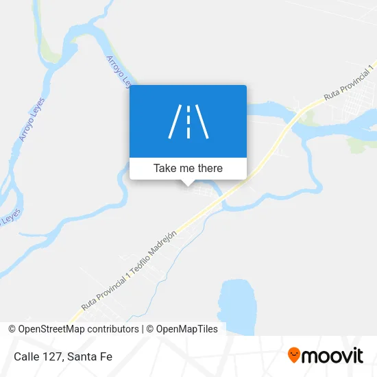 Calle 127 map